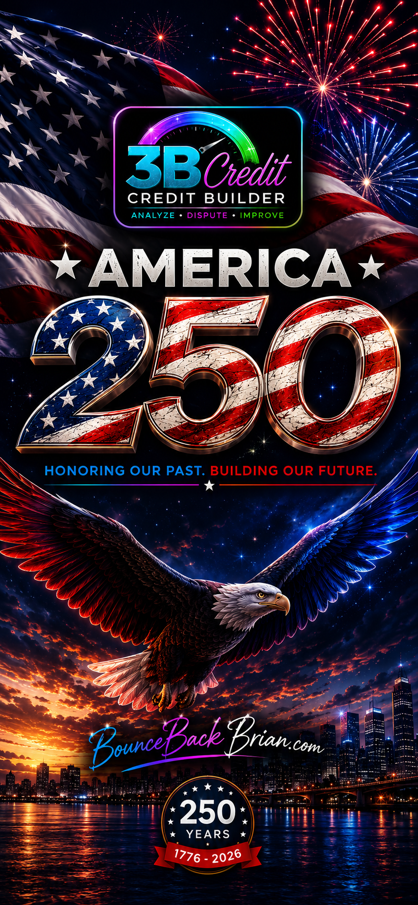 America 250 — BBB Edition iPhone Wallpaper